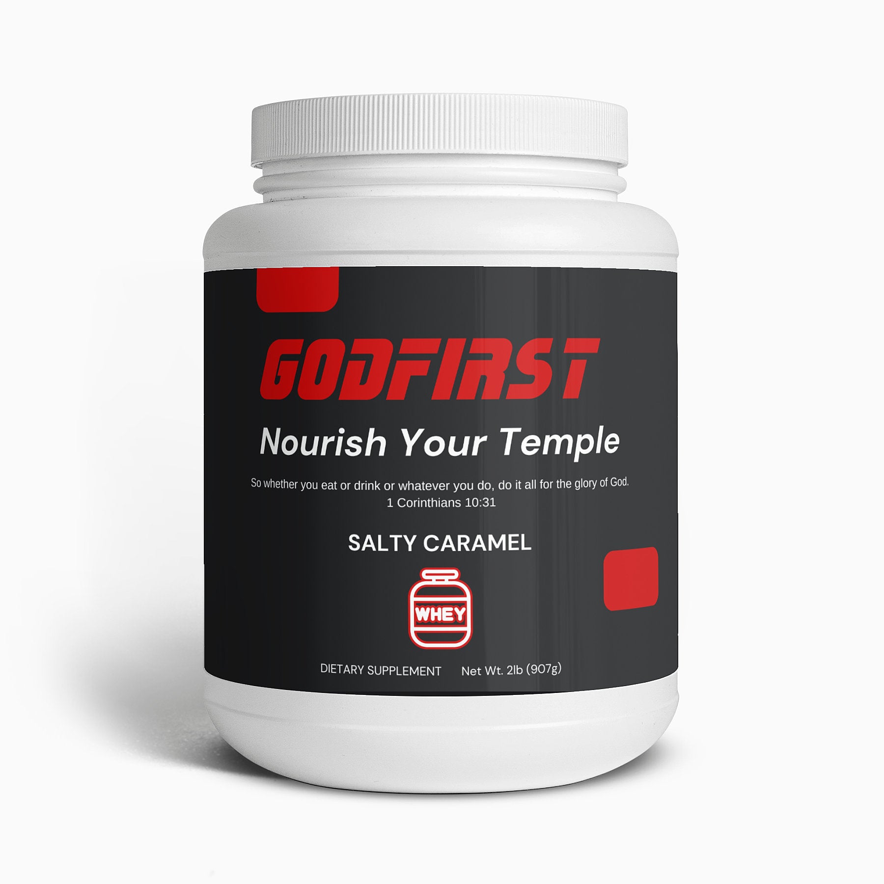 Nourish Your Temple - Whey Protein (Salty Caramel Flavour)