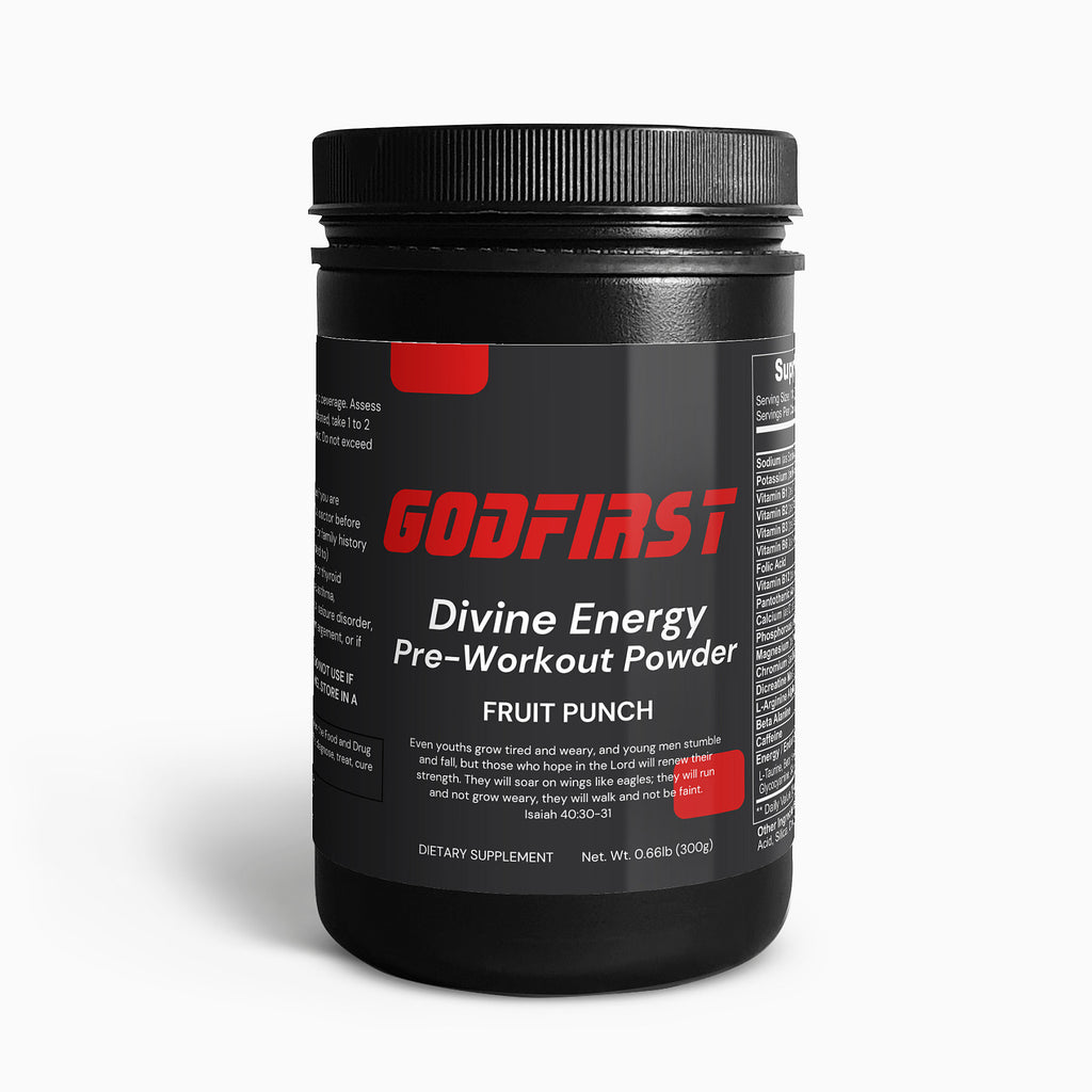 Divine Energy Pre-Workout Powder (Fruit Punch)