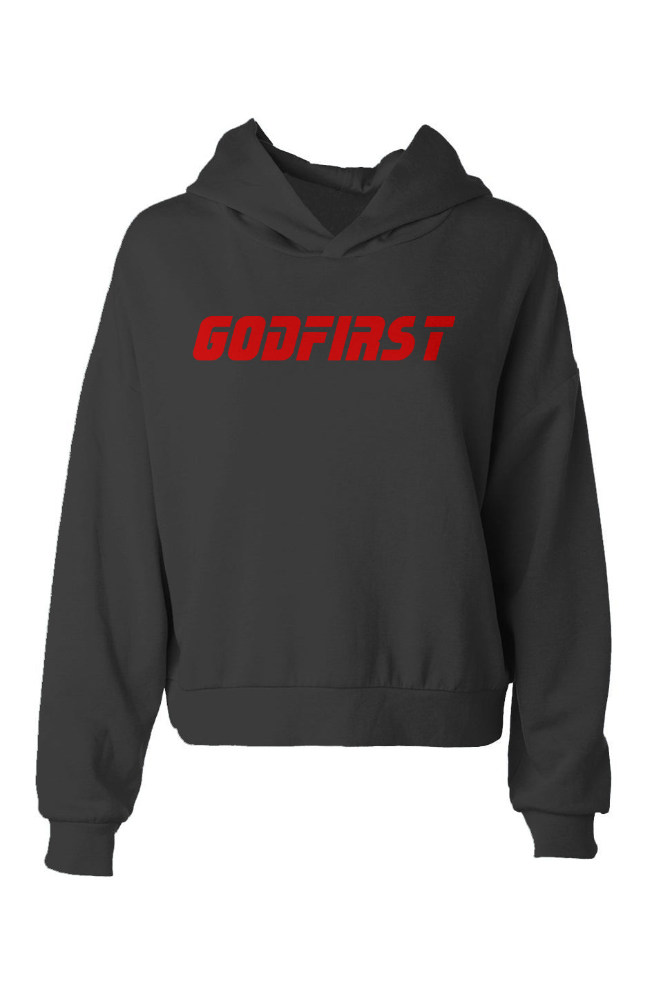 Women's Hip Height Hoodie - "GodFirst, I'm 2nd" Edition