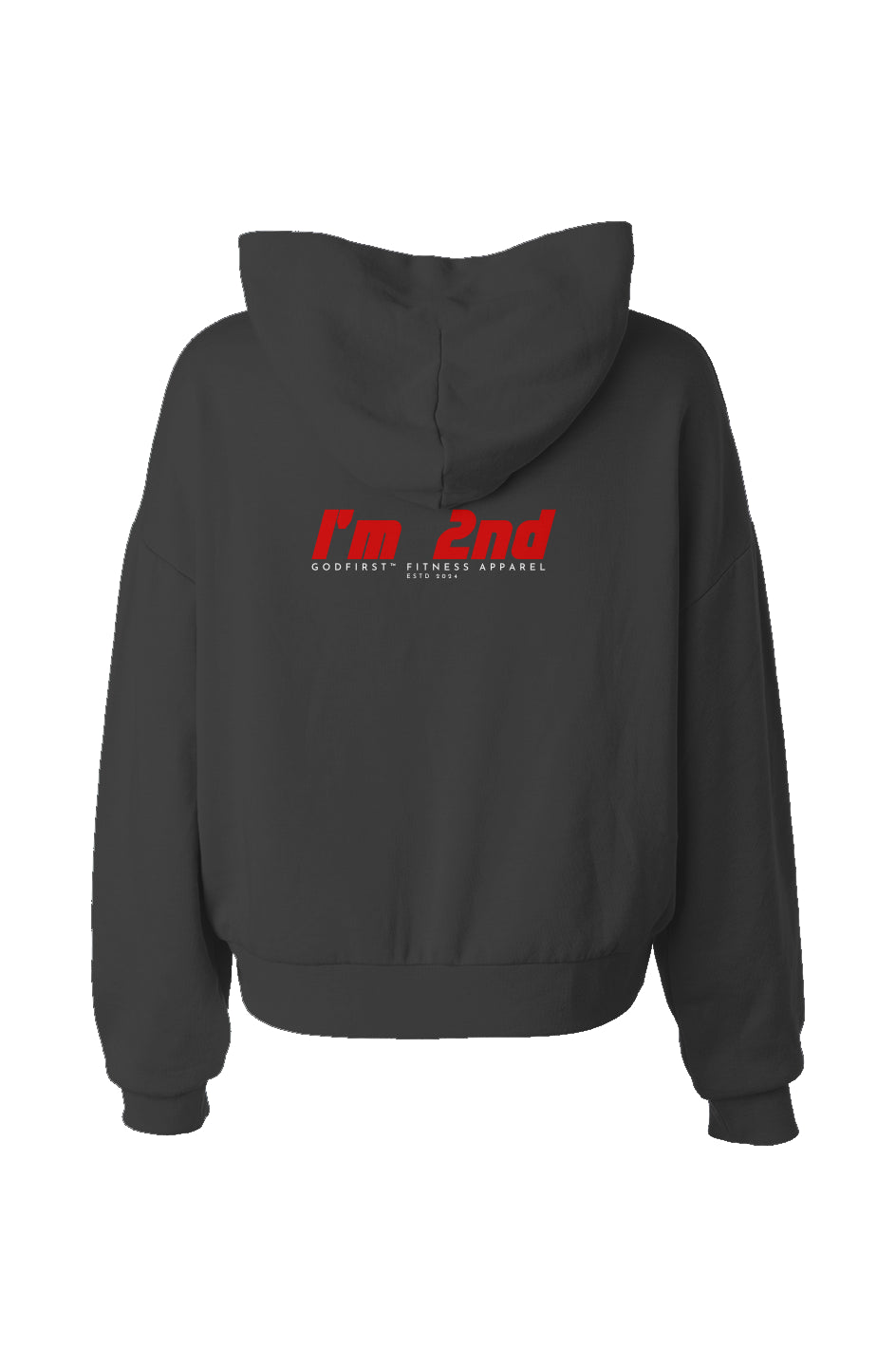 Women's Hip Height Hoodie - "GodFirst, I'm 2nd" Edition