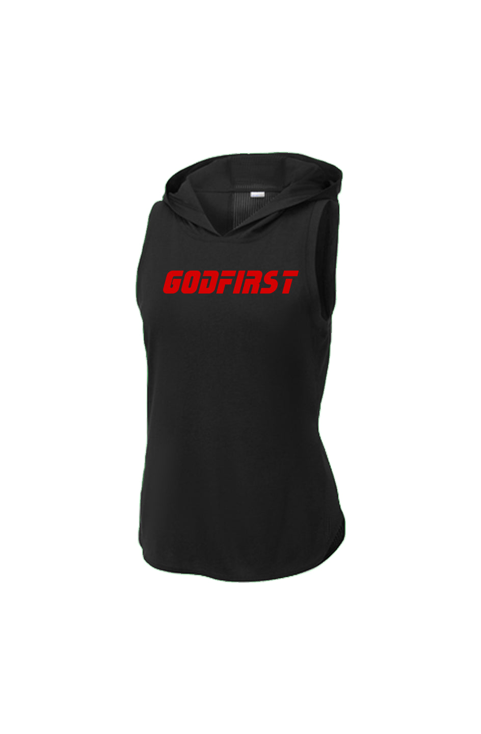 Women's Hoodie Tank - GodFirst Edition
