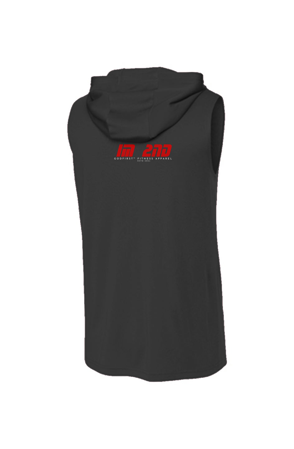 Men's Fighter Sleeveless Hoodie - "GodFirst, I'm 2nd" Edition