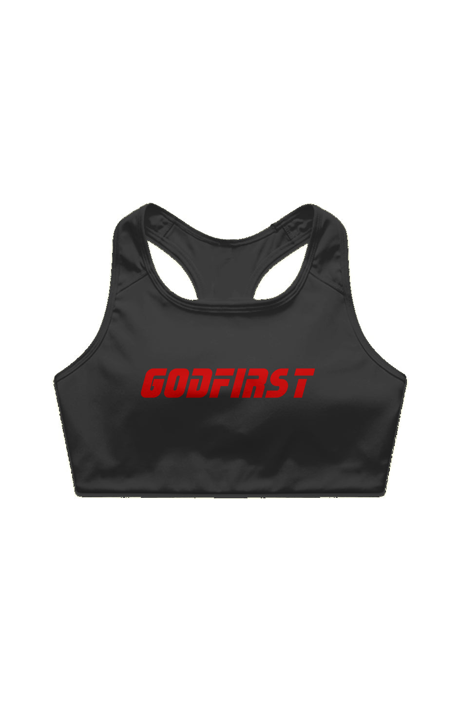 🥊 Warrior's Faith Active Bra Top - "GodFirst, I'm 2nd" Edition